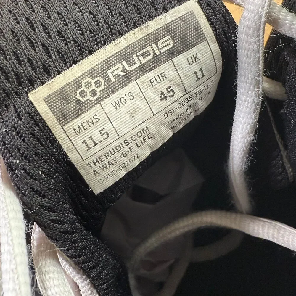 Rudis SF Tbilisi 2.0 Wrestling Shoes Mens Size 11.5 Black/White